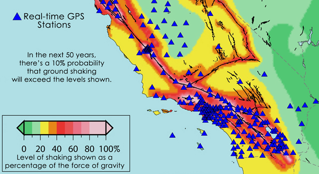 NASA Tests GPS Monitoring System for Big U.S. Quakes