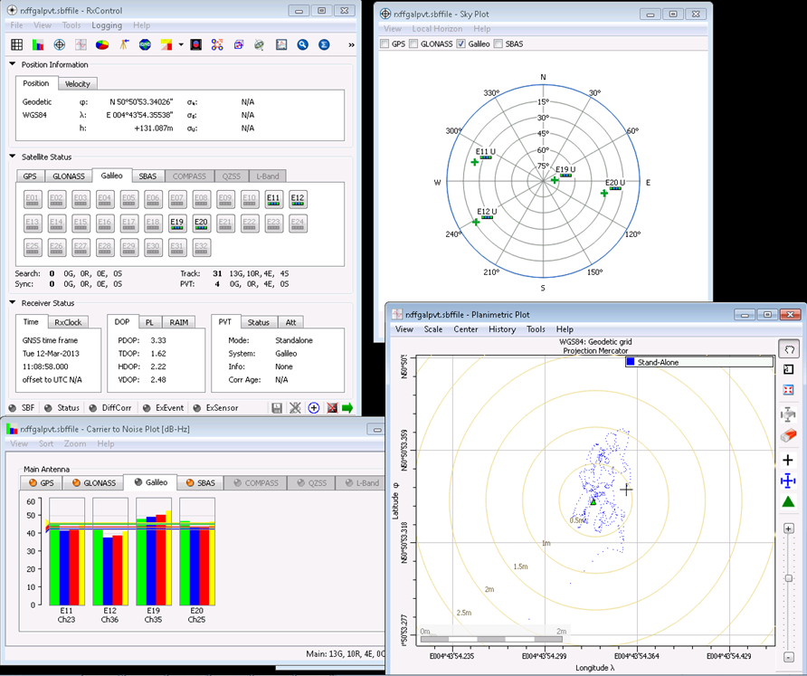 Septentrio Makes Galileo and Four-Constellation Position Fixes