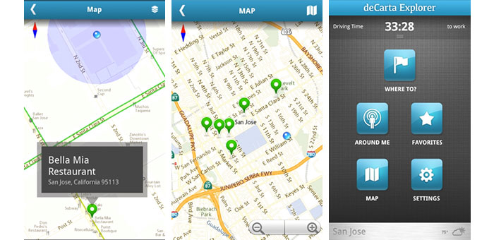 deCarta’s Xplorer V8 Adds Navigation to Mobile Apps
