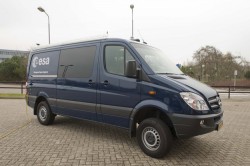 ESA's new Telecommunications and Navigation Testbed Vehicle, a mobile test platform to support test campaigns for navigation and telecommunications services, most notably Europe's Galileo constellation. 