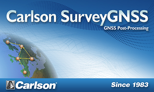 Carlson SurveyGNSS for Post Processing Launched at Intergeo
