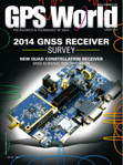 GPS World January 2014 cover
