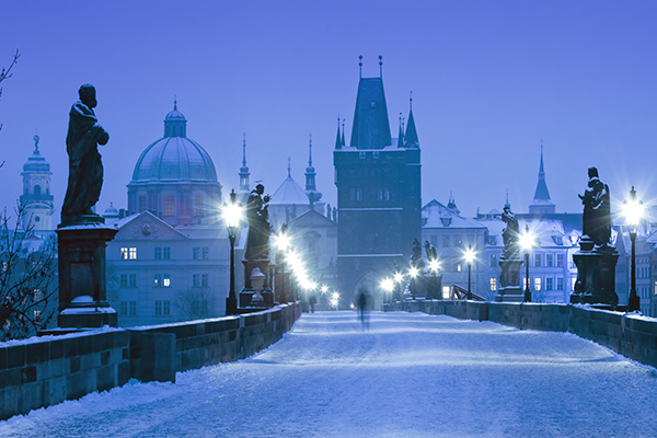 Out in Front: A Glow under the Snow