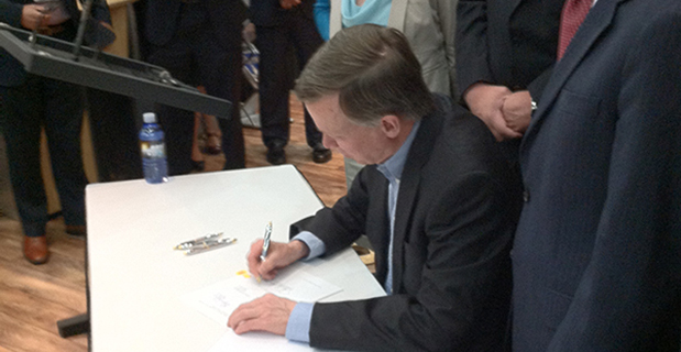 Governor Signs Colorado Space Bill at 30th Space Symposium
