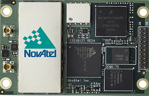 NovAtel Launches OEM617D Single-Card GNSS Receiver with RTK