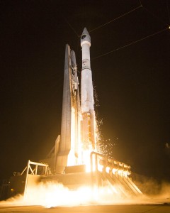 GPS IIF-7 launches into orbit. (Photo credit: United Launch Alliance)