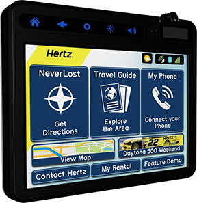 Hertz Joins with Navigation Solutions on NeverLost GPS System