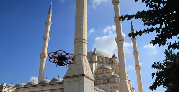 UAV Creates 3D Model of Largest Mosque in Turkey