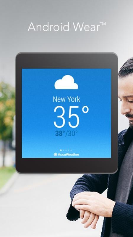 Android Wear App with AccuWeather MinuteCast Now on Google Play