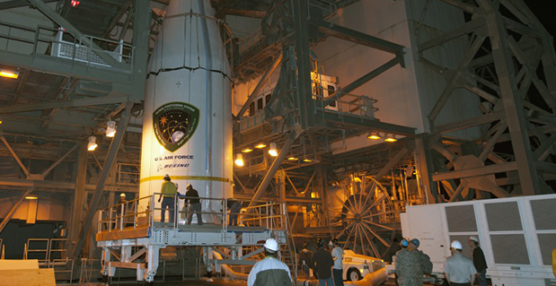 GPS IIF-9 Prepped for March 25 Launch