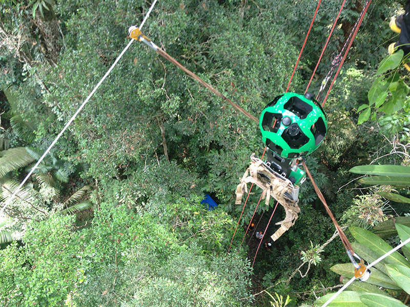 Google Maps Takes Street View Camera through Amazon Canopy