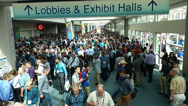 The Esri User Conference begins. (Credit: Eric Gakstatter)