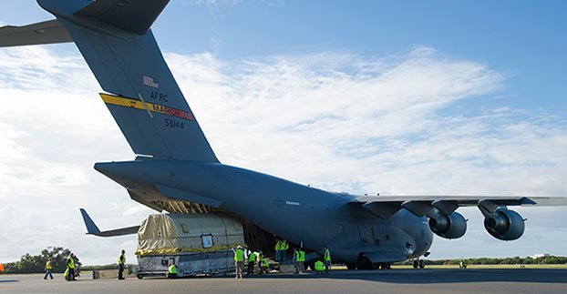 Last of 12 GPS IIF Satellites Arrives at Cape Canaveral