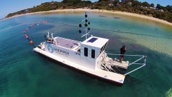 Machine-control positioning enabled Sandpiper to precisely place in 3D the cutter suction head on the dredge frame in real time.