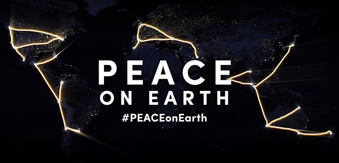 GPS artist creates global message of peace on Earth
