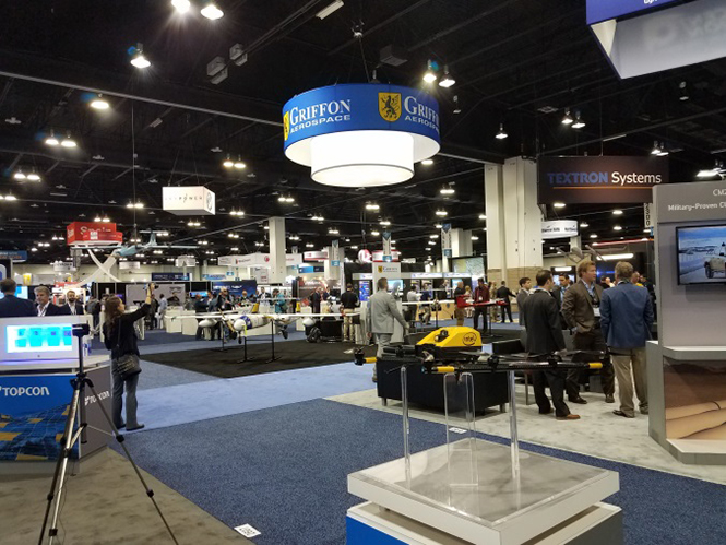 AUVSI Xponential: Major GNSS players exhibit new UAV products