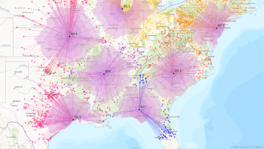 Esri location intelligence to integrate with SAP HANA Spatial Services