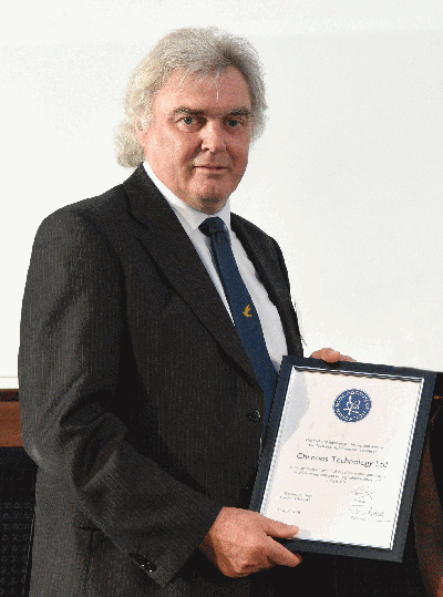Chronos Technology receives RIN Duke of Edinburgh’s Navigation Award