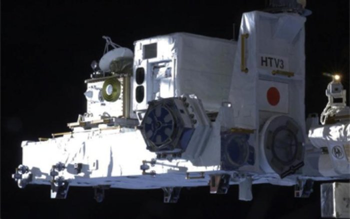 Combined orbital Galileo-GPS position fix achieved aboard ISS