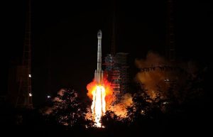 China sends twin BeiDou-3 navigation satellites into space on a single carrier rocket from Xichang Satellite Launch Center in Xichang, southwest China's Sichuan Province, Sept. 19, 2018. (Photo: Xinhua/Liang Keyan)