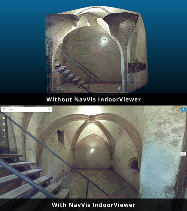 NavVis IndoorViewer converts static scans into 360-degree imagery