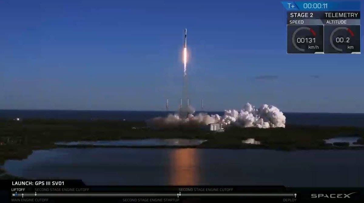 First GPS III satellite flies to historic perch in space