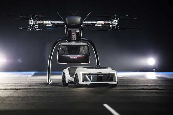 Audi, Airbus and Italdesign test flying taxi concept