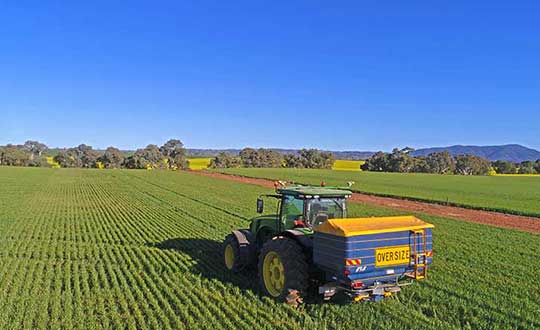 Precision agriculture aided by internet, SBAS