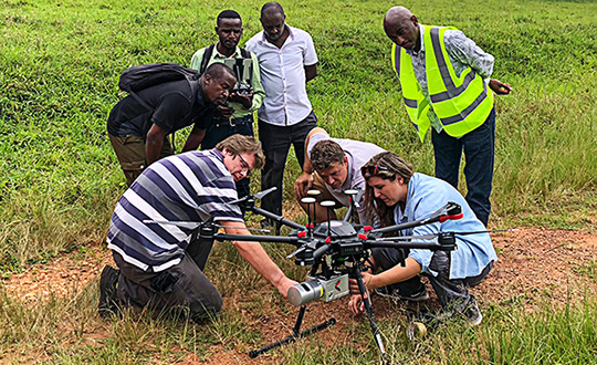 UAV lidar gives maps a pop