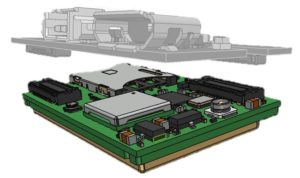 Selectable add-on sensor boards click on the OriginIoT cellular IoT system, offering backward compatibility with 2G, 3G, CAT1 and CAT M. (Image: OriginGPS)
