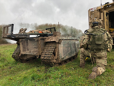 UK tests tracking UGVs in military exercise