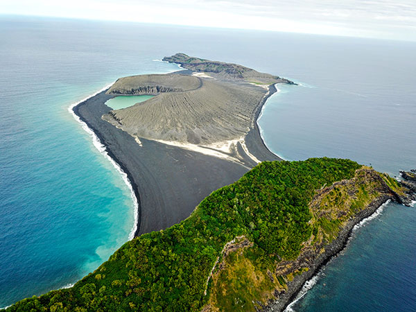 Land ho! Uncharted island ahead