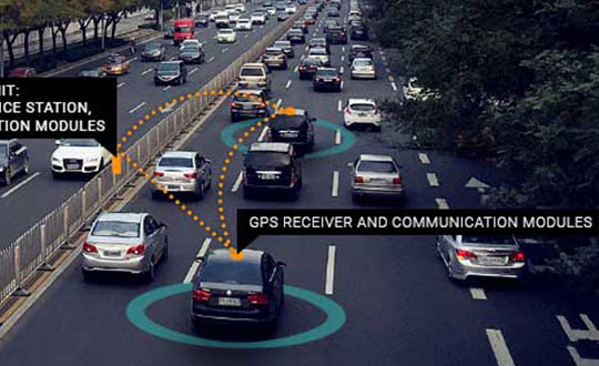 Septentrio GPS/GNSS helps cars avoid collisions on a smart highway