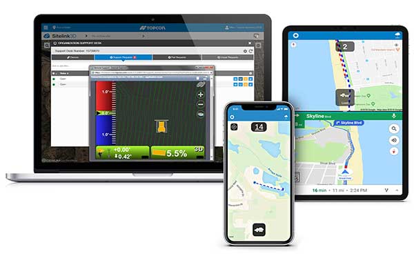 Topcon’s Sitelink 2.0 offers Haul Truck application