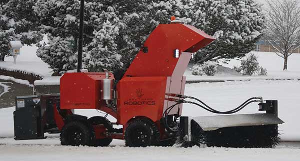 Autonomous Snowbot Pro hits the sidewalk