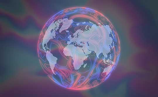 Quantum magnetometer senses its place