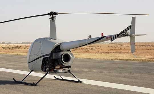 Robinson helicopter tested as UAV for heavy lifts