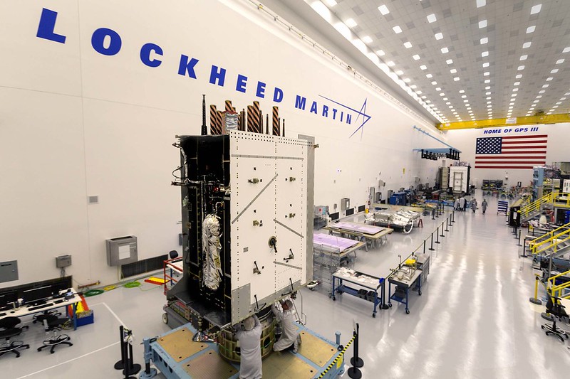 Lockheed Martin assembles third U.S. Air Force GPS III satellite