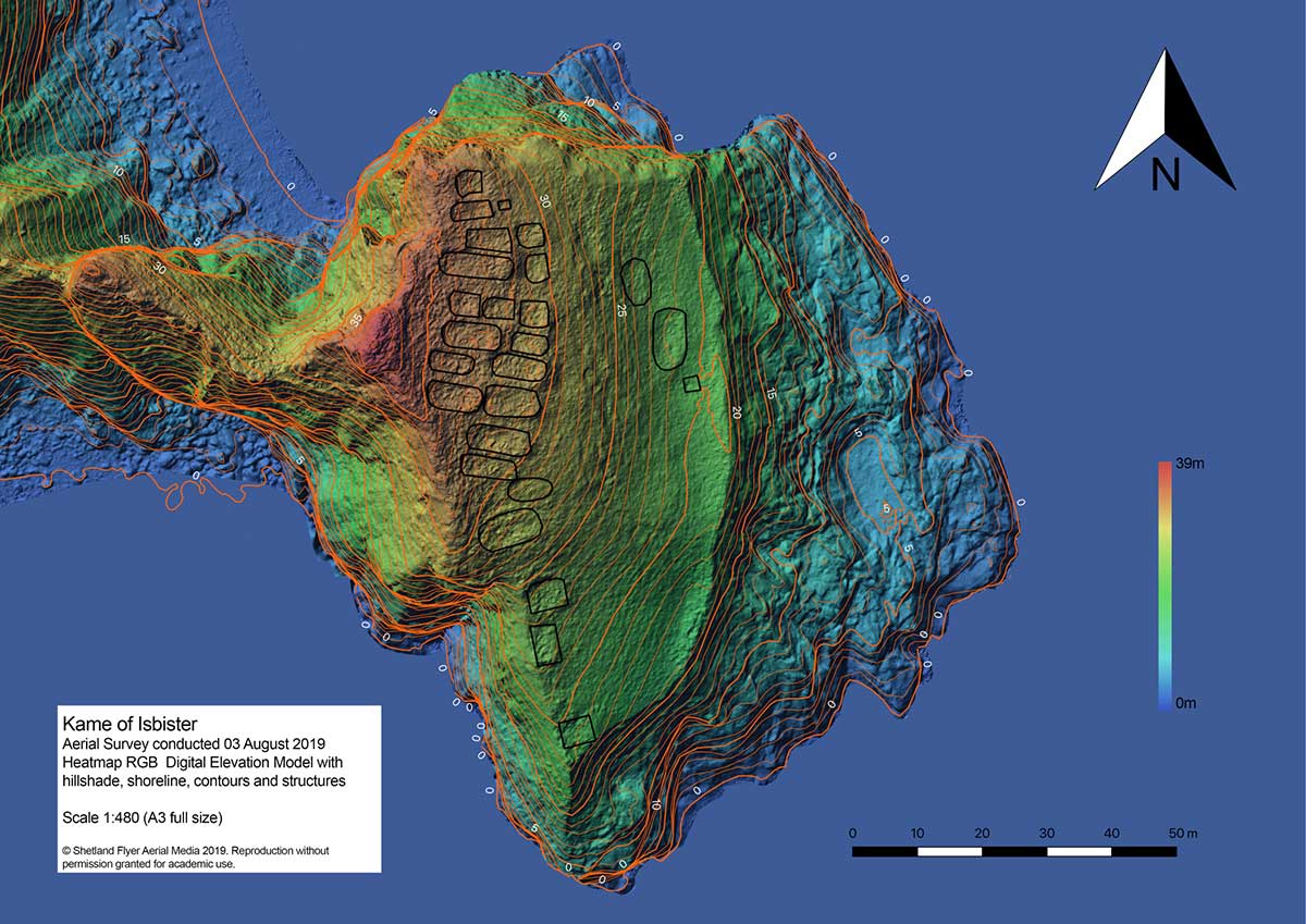 Exploring Shetland’s uninhabited Kame of Isbister with GNSS and UAV
