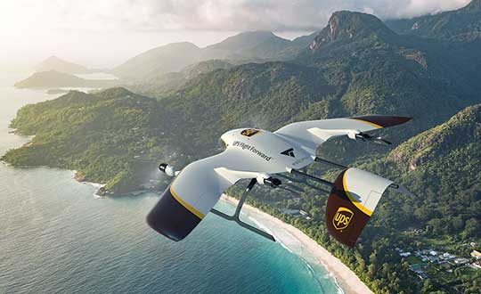 UPS to develop new delivery drones with Wingcopter