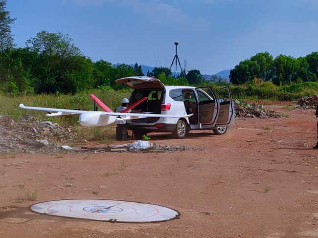 VTOL UAV tackles difficult Sichuan survey