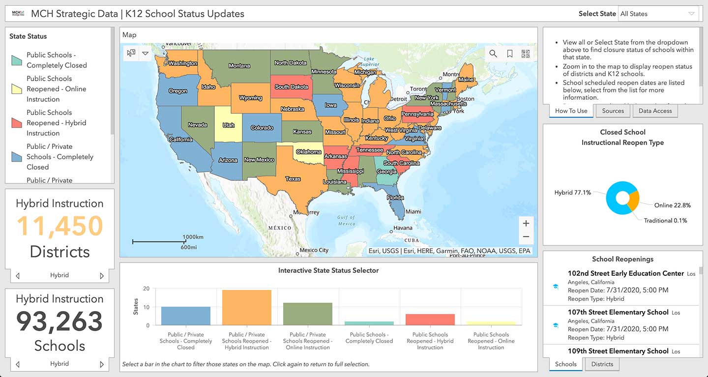 Esri to provide US school data during COVID-19 pandemic