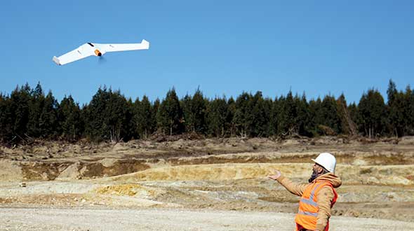 Delair drones mine for data