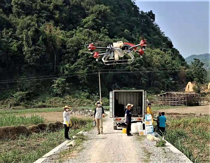 Unicore GNSS guides XAG Drones in China