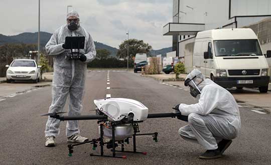 Long-endurance drones prove their value against COVID-19