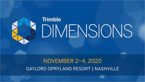 Trimble Dimensions 2020 canceled because of COVID-19
