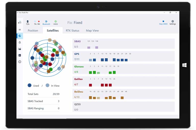 Eos Positioning Systems releases Eos Tools Pro for Windows