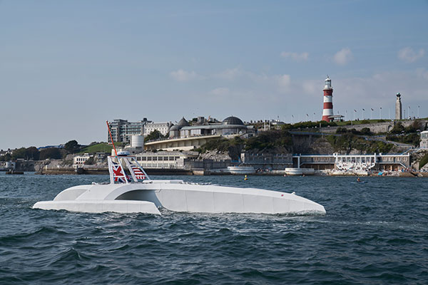 New autonomous Mayflower launches from Plymouth to gather ocean data