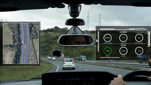 Sapcorda expands GNSS augmentation service for autonomous vehicles