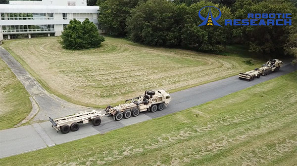 Dead-end? Robotic platoon can now reverse with trailers attached